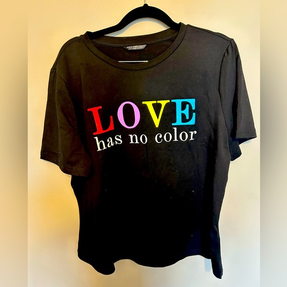 SHEIN Love Has No Colour T Shirt - Picture 1 of 2